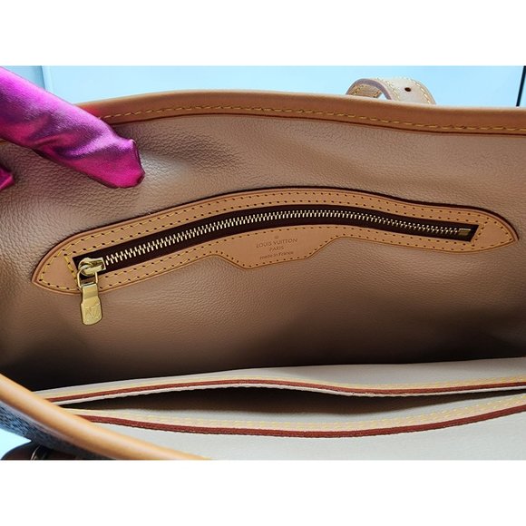 Louis Vuitton Bucket GM Tote, Browns Monogram + Dust Bag + Chain + COA - Picture 11 of 15